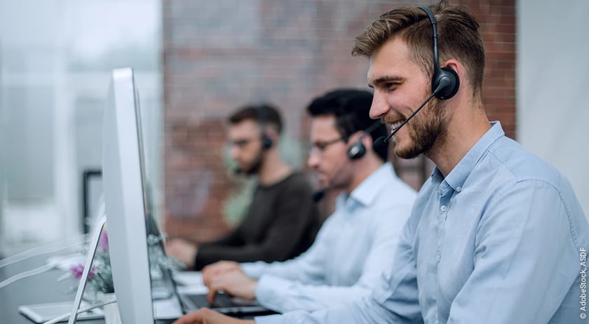 Sicherheitsunternehmen, Support, Mitarbeiter, Telefonieren, Objektschutz, SAAS, Dokumentation