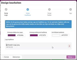 Design Bearbeiten Schritt 3