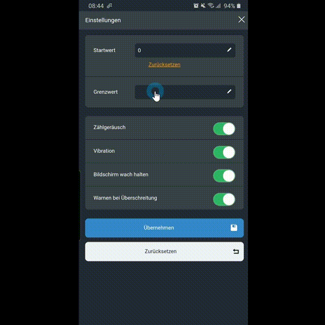 COREDINATE Besucherzähler: Maximale Besucherzahl festlegen und in Echtzeit benachrichtigt werden